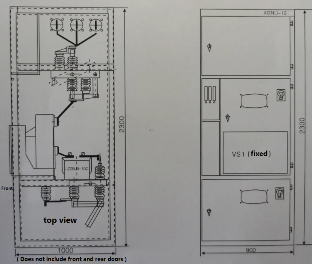 XGN66 3,6 кВ 7,2 кВ 12 кВ 630 А 1250 А-1 (6)