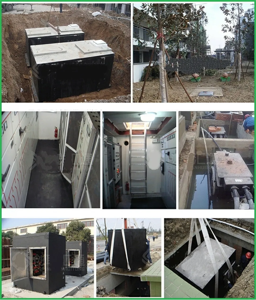 Предварительно установленный интеллектуальный трехфазный силовой трансформатор для подз (13)