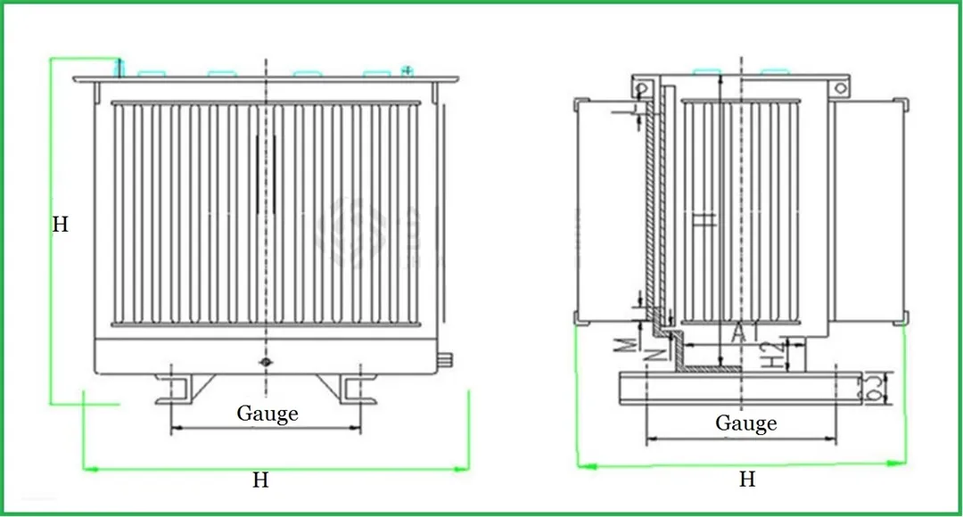 Предварительно установленный интеллектуальный трехфазный силовой трансформатор для подз (5)