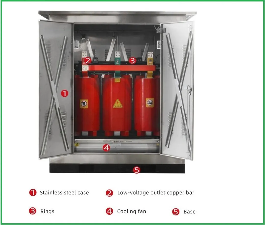 Трансформатор сухого типа KSG 6-10 кВ 50-1600 кВА 400-1200 В-1 (9)