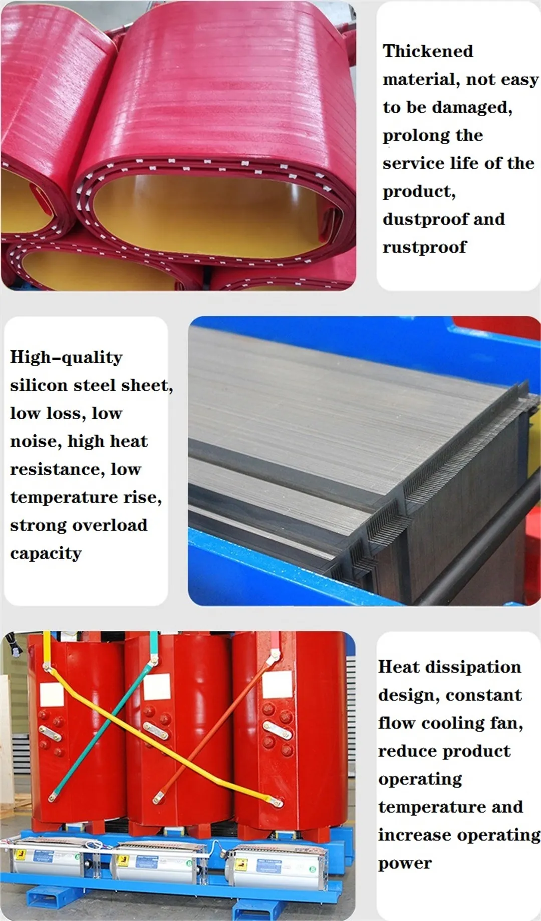 Трехфазный сухой трансформатор SCB-1 (12)